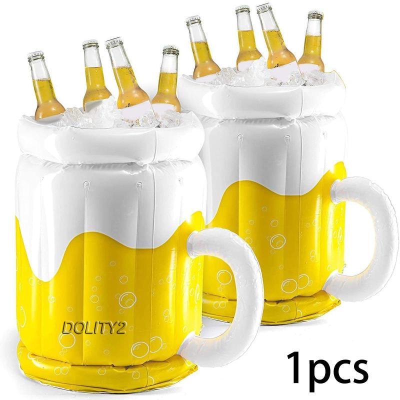 Giá Đỡ Cốc Uống Bia Bơm Hơi Phong Cách Hawaiian Tiện Dụng Cho Tiệc BBQ 2