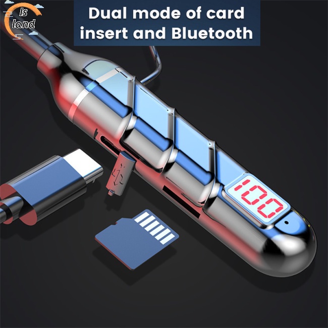 Tai Nghe Bluetooth Không Dây Bt22 Đeo Cổ Kiểu Dáng Thể Thao