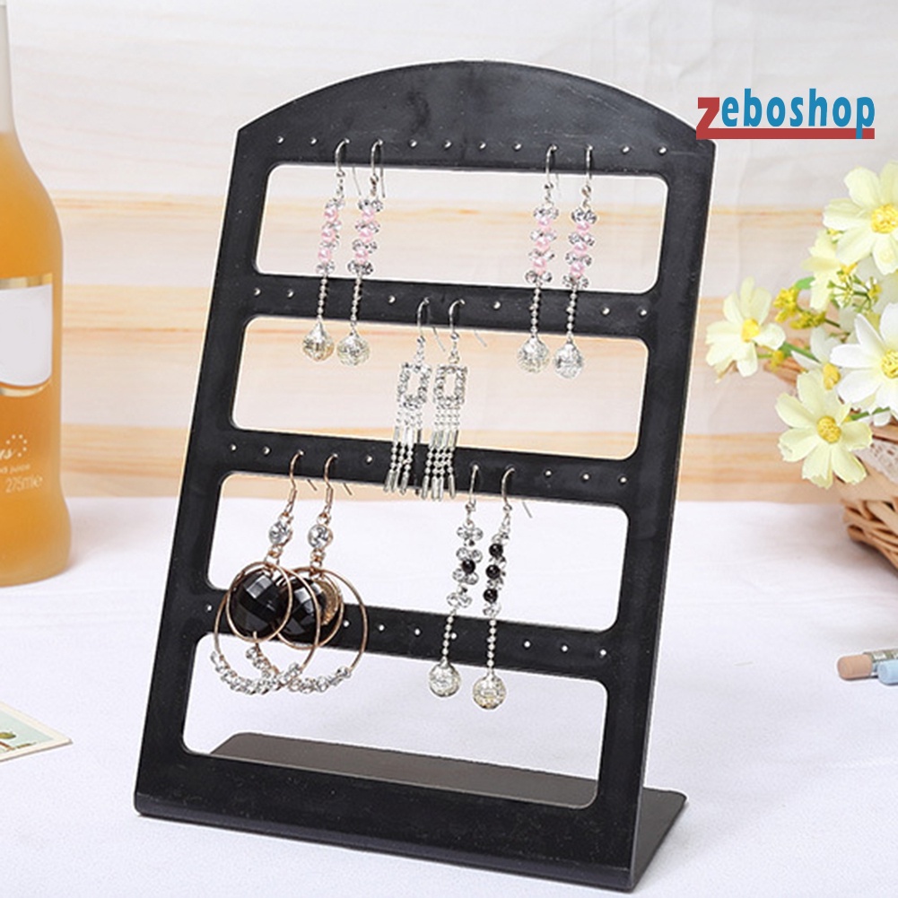 Giá Đỡ Trưng Bày Bông Tai 24 / 48 Lỗ Bằng Acrylic