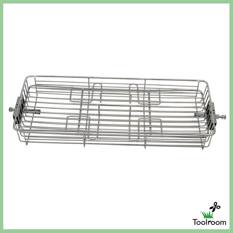 Lồng Xoay Nướng BBQ Bằng Thép Không Gỉ Cho Lò Vi Sóng 25-30L