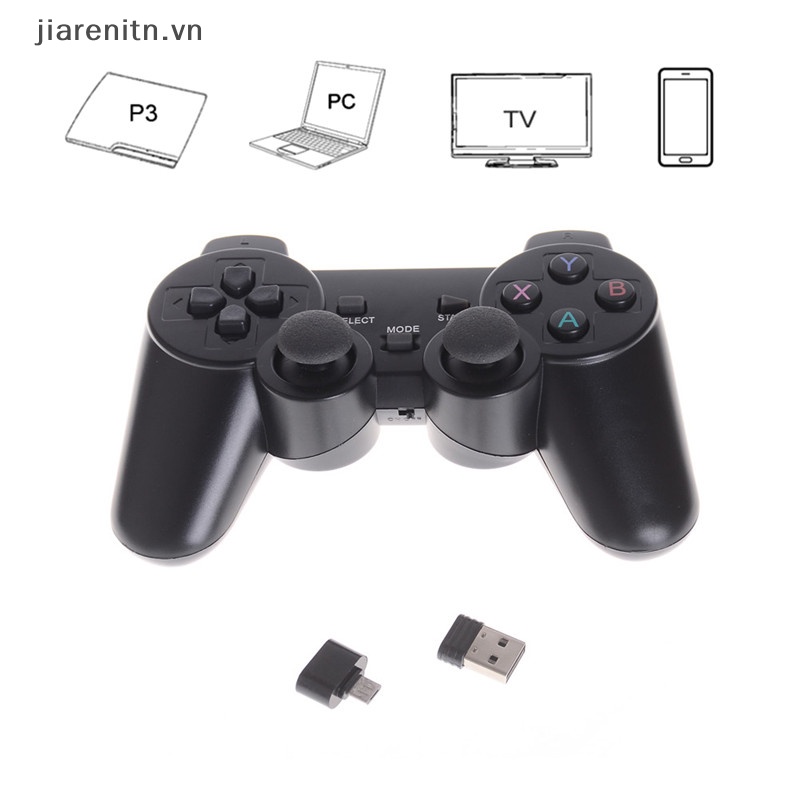 Tay Cầm Điều Khiển Chơi Game Không Dây 2.4GHz Cho PS3 PC TV Box vn