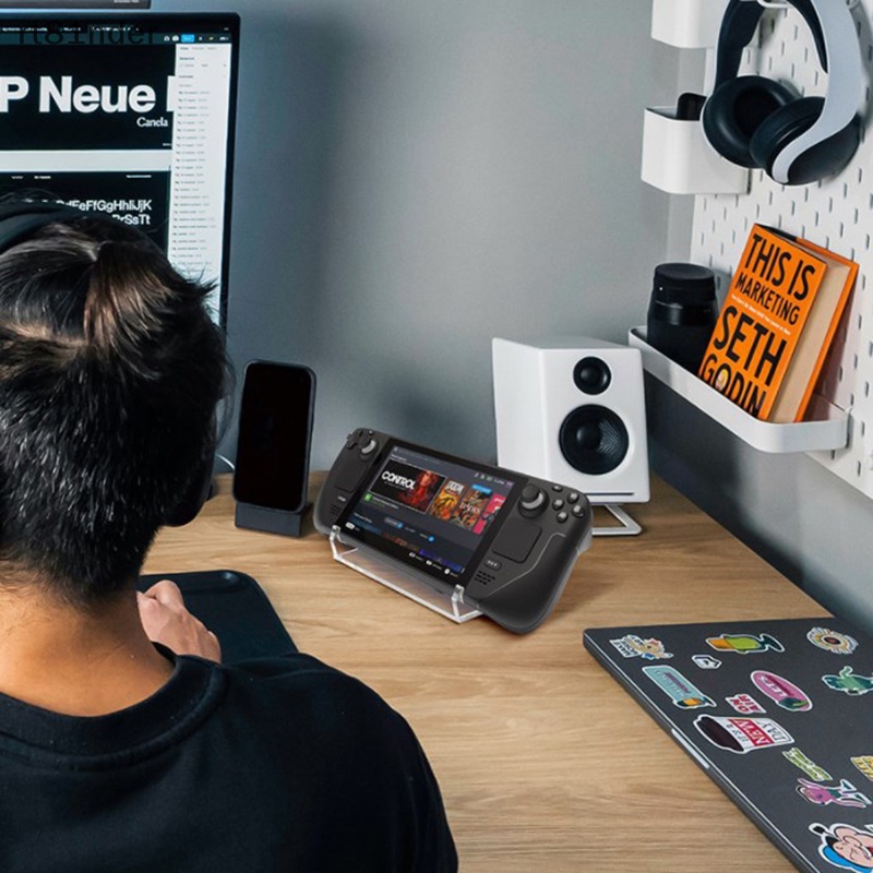 Rt Tay Cầm Chơi Game Steam-Deck Cho Điện Thoại Di Động Có Thể Điều Chỉnh Hỗ Trợ n