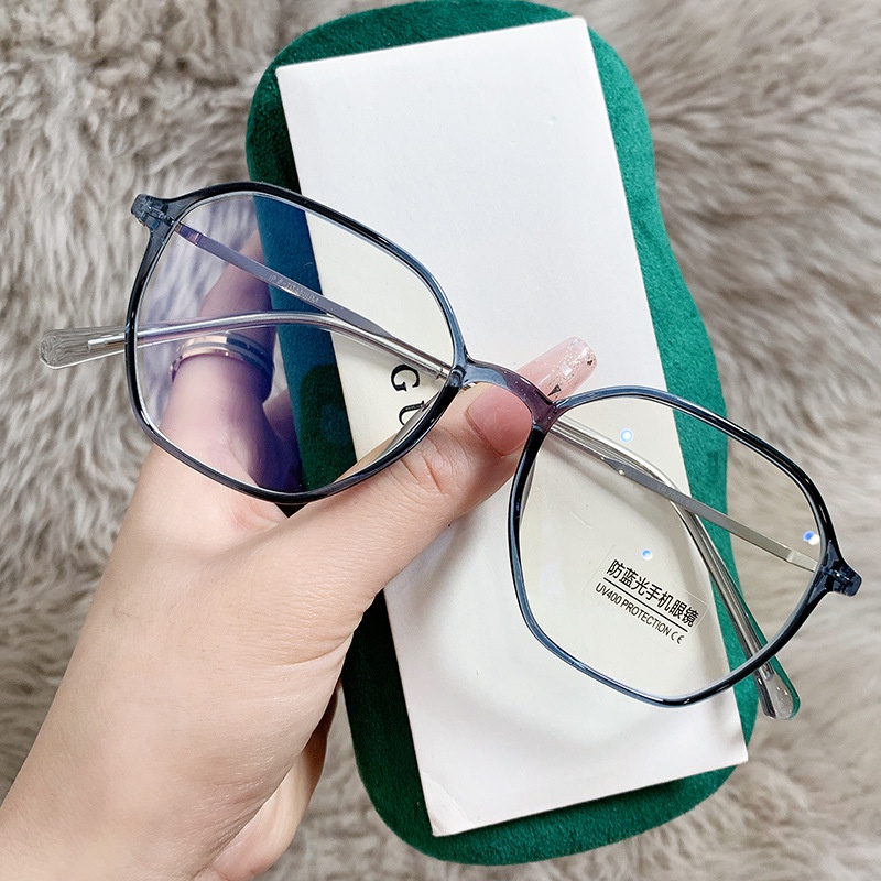 Mắt Kính TR90 Chống Bức Xạ Phong Cách Hàn Quốc Cho Nam Và Nữ
