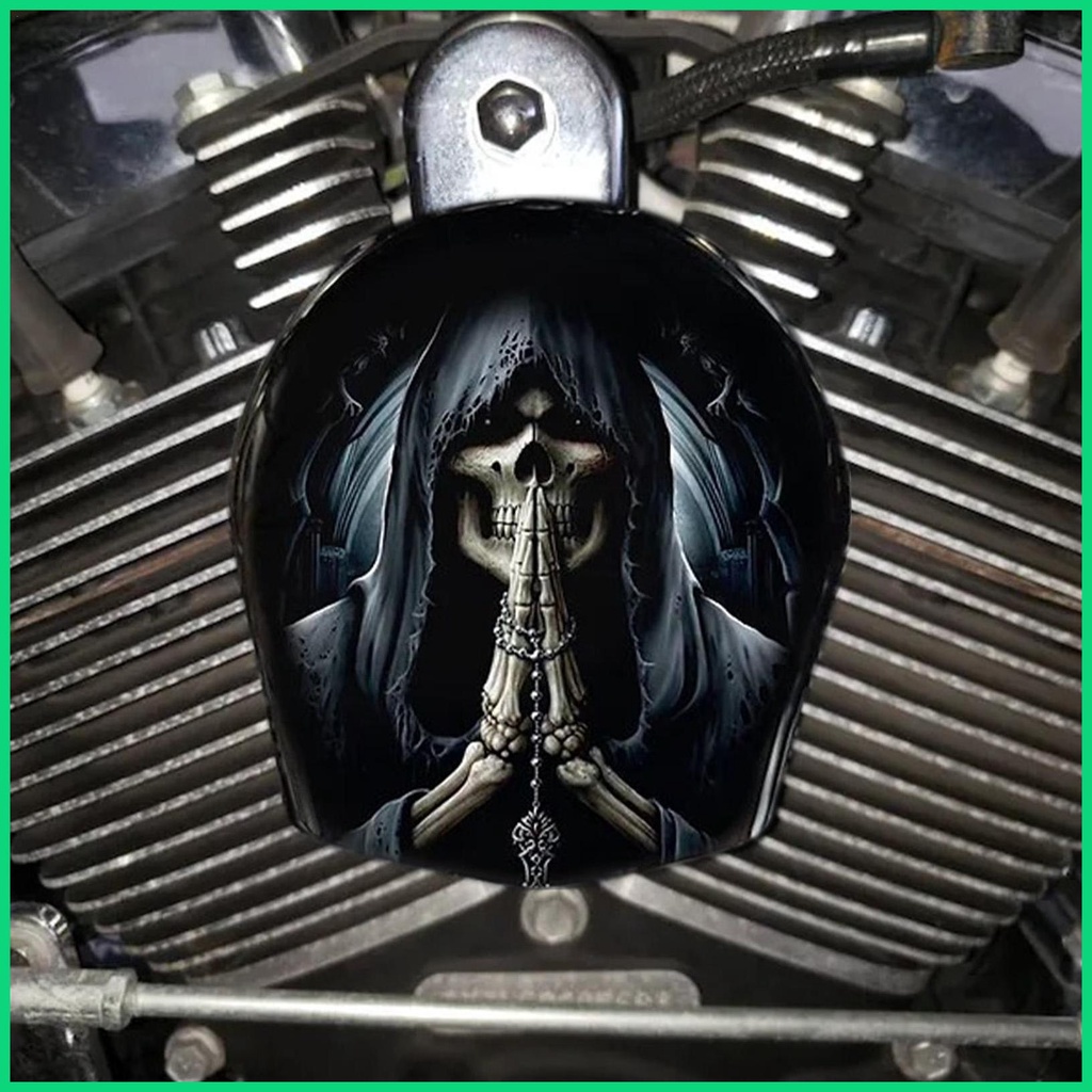 Vỏ Bọc Bảo Vệ Còi Xe Máy Hình Đầu Lâu Độc Đáo Trang Trí Cho jiwvn