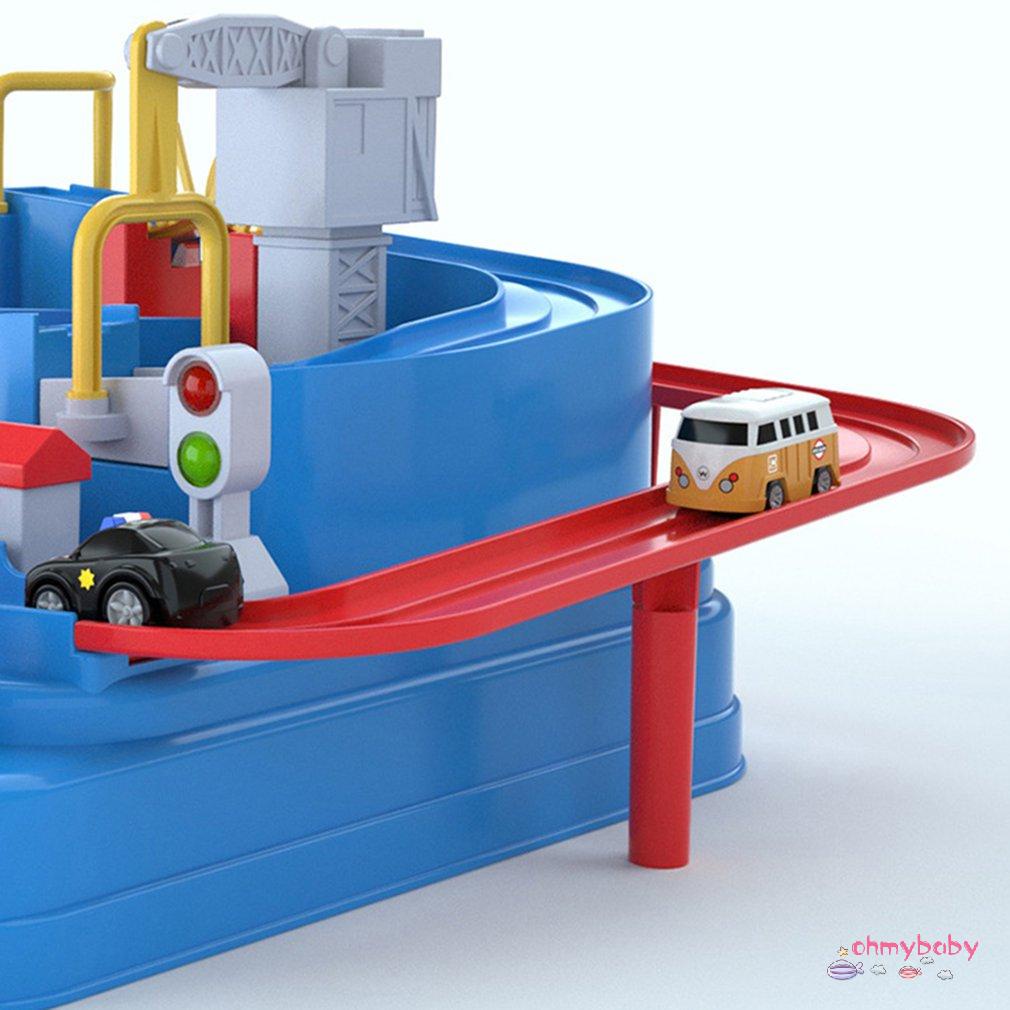 [OMB] Giáo Dục Trẻ Em Đồ Chơi Ô Tô Theo Dõi Phiêu Lưu Trí Não Trò Trên Bàn Đường Sắt Cơ Khí Bãi Đậu Xe Ngày Lễ Quà Tặng [Z/12]