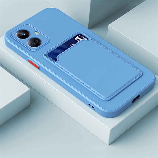 Ốp Điện Thoại Silicon Mềm Có Ngăn Đựng Thẻ Cho Realme 10 Pro Plus 10 Pro + 5G Realme 10 4G