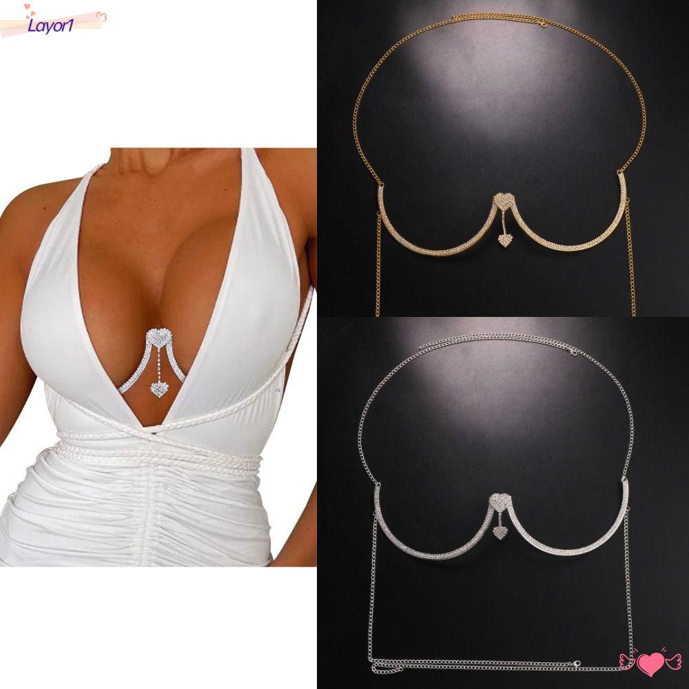 Dây Xích Đeo Ngực 1 Kiểu Gợi Cảm Cho Bạn Gái Mặc Bikini