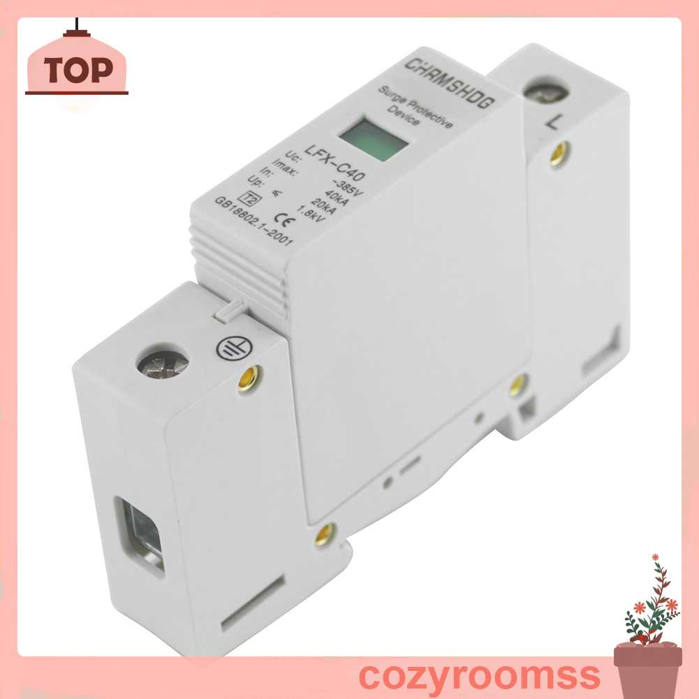 Linh Kiện Ngắt Mạch Điện AC SPD 1P 20KA-40KA C-385V