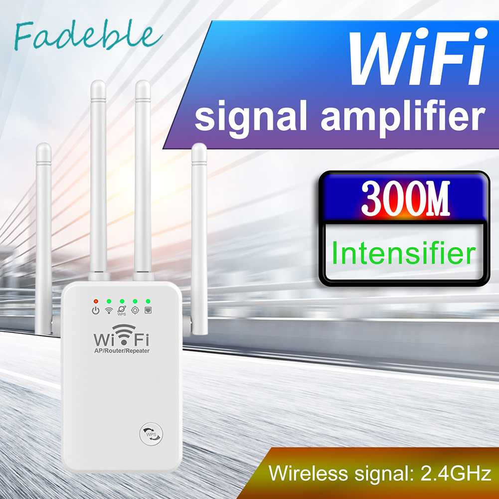 Thiết Bị Tăng Cường WiFi 2.4 GHz 300Mbps 4 Ăng Ten Tiện Dụng Cho Gia Đình
