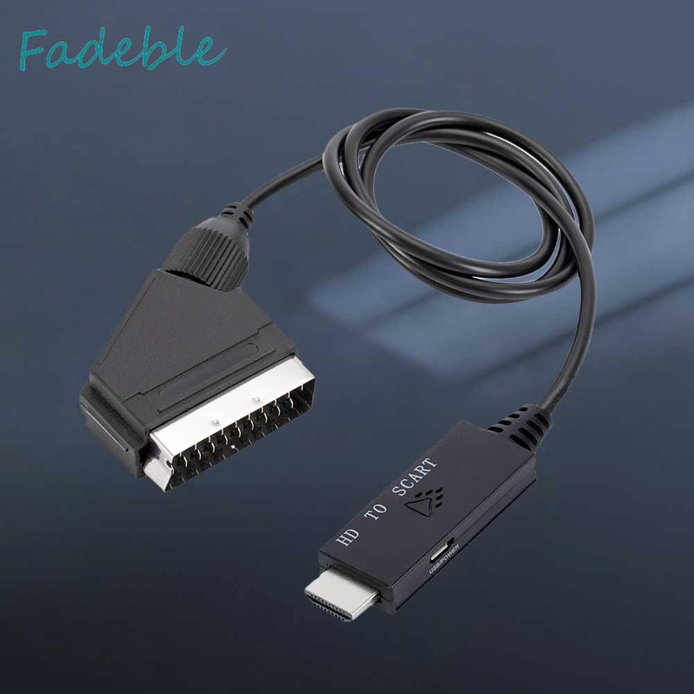 Cáp Chuyển Đổi Âm Thanh / Video HDMI Sang Scart Chuyên Dụng