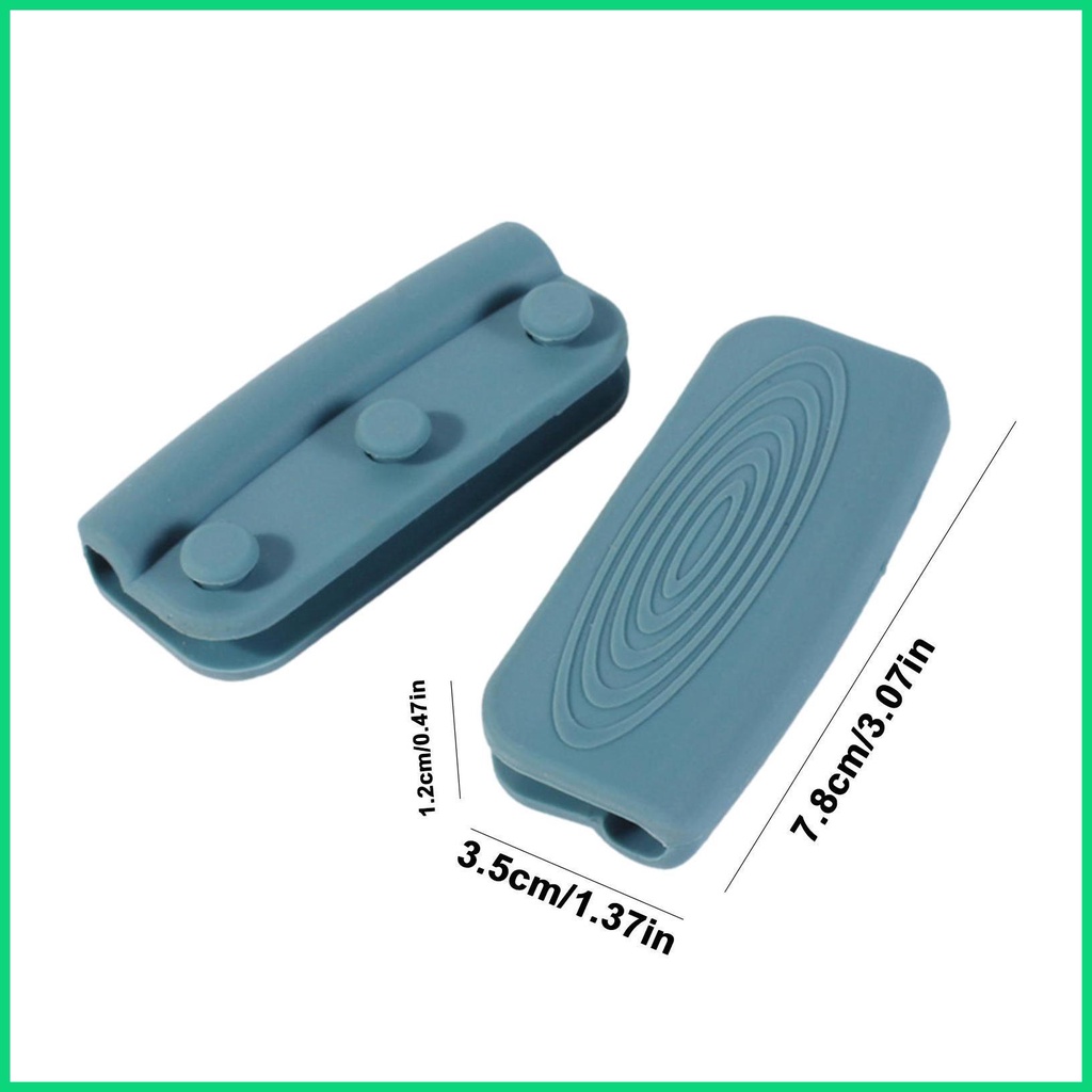 Set 2 Tay Cầm Silicone Hỗ Trợ Nhấc Nồi Chống Bỏng Tiện Dụng