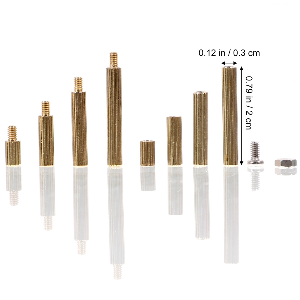 Set 120 Giá Đỡ Bản Mạch Laptop M2 Bằng Thép Không Gỉ