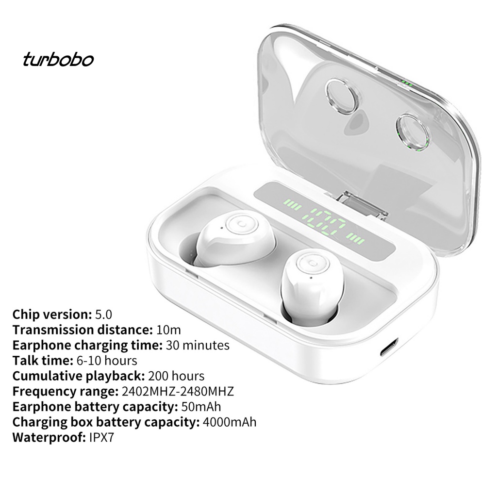 Tai Nghe Thể Thao Không Dây Bluetooth 5.0 M7s Màn Hình LED Kỹ Thuật Số Cảm Ứng Âm Thanh Nổi