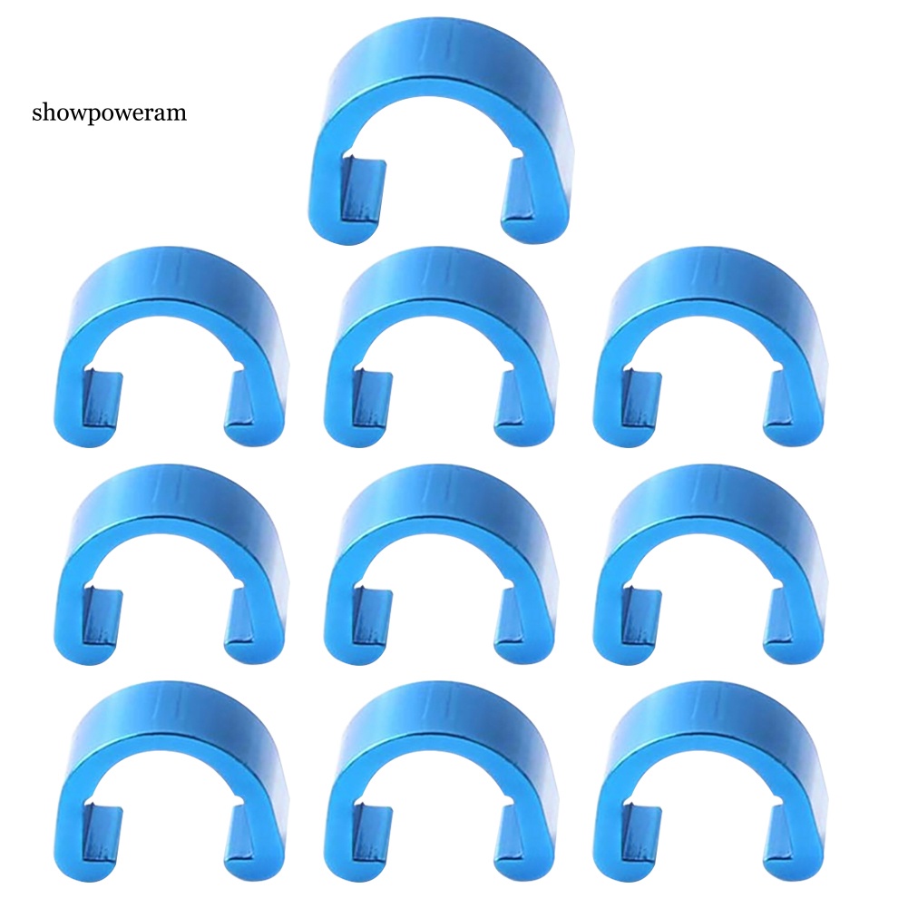 Set 10 Kẹp Chữ C Cố Định Dây Phanh Xe Đạp Leo Núi Tiện Dụng