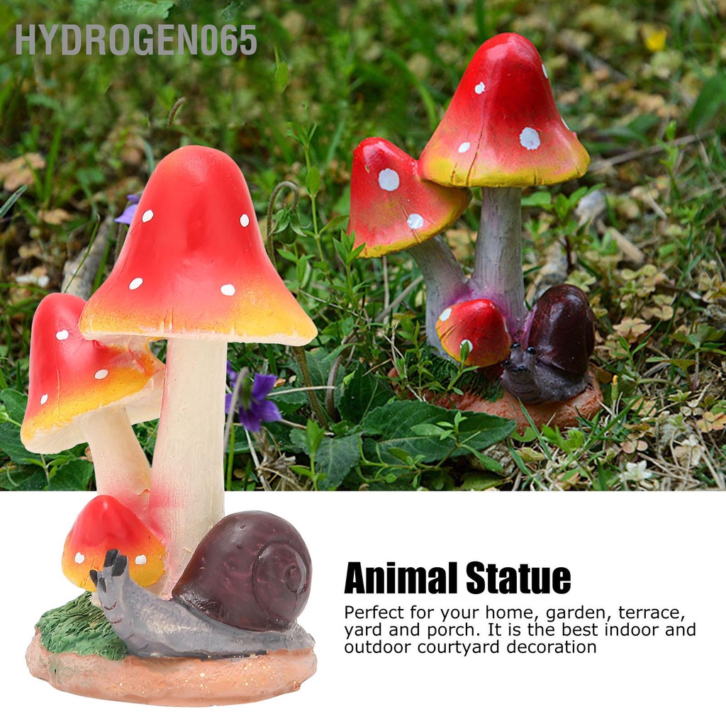 Hydrogen065 Đồ trang trí động vật Làm vườn Động Nấm nhỏ Phong cảnh vi mô DIY đồ cây