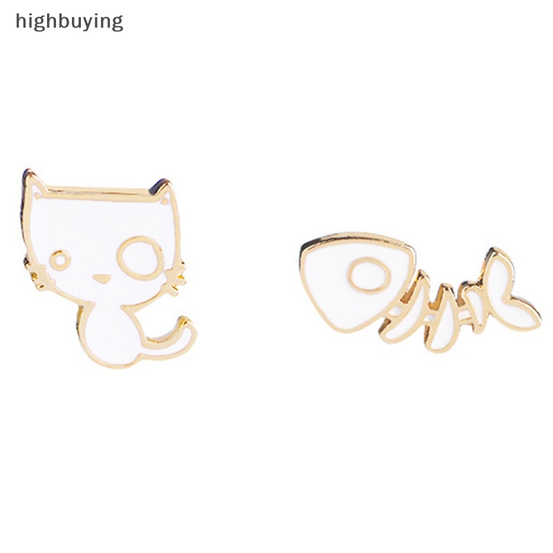 Set 2 Ghim CàI ÁO HìNh Chú MèO Belle Dễ Thương Cho Nam Nữ