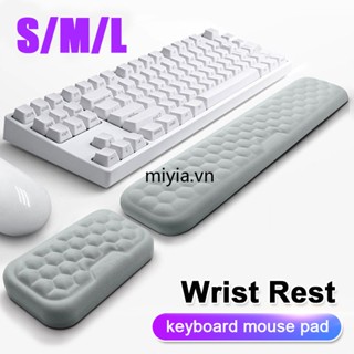 Miếng Lót Chuột Và Bàn Phím Máy Tính Bằng Cao Su Mềm Chống Trượt Có Đệm Kê Cổ Tay Mới 2023