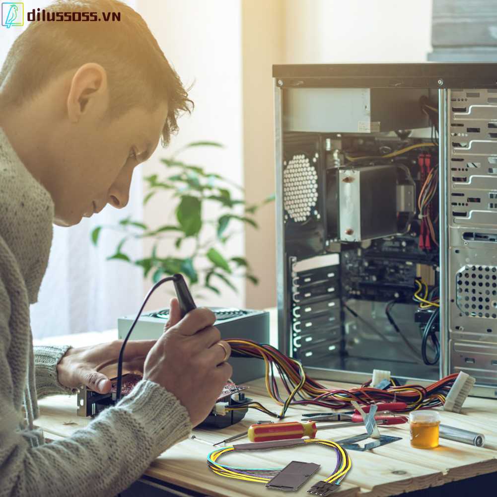 Dây Nguồn ATX 24Pin Sang 8Pin Cho DELL Optiplex 3020 7020 9020 8-pin