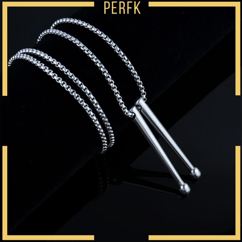 Vòng cổ Hợp Kim Titan Mặt Hình Trống 3D Cho Tiệc Sinh Nhật