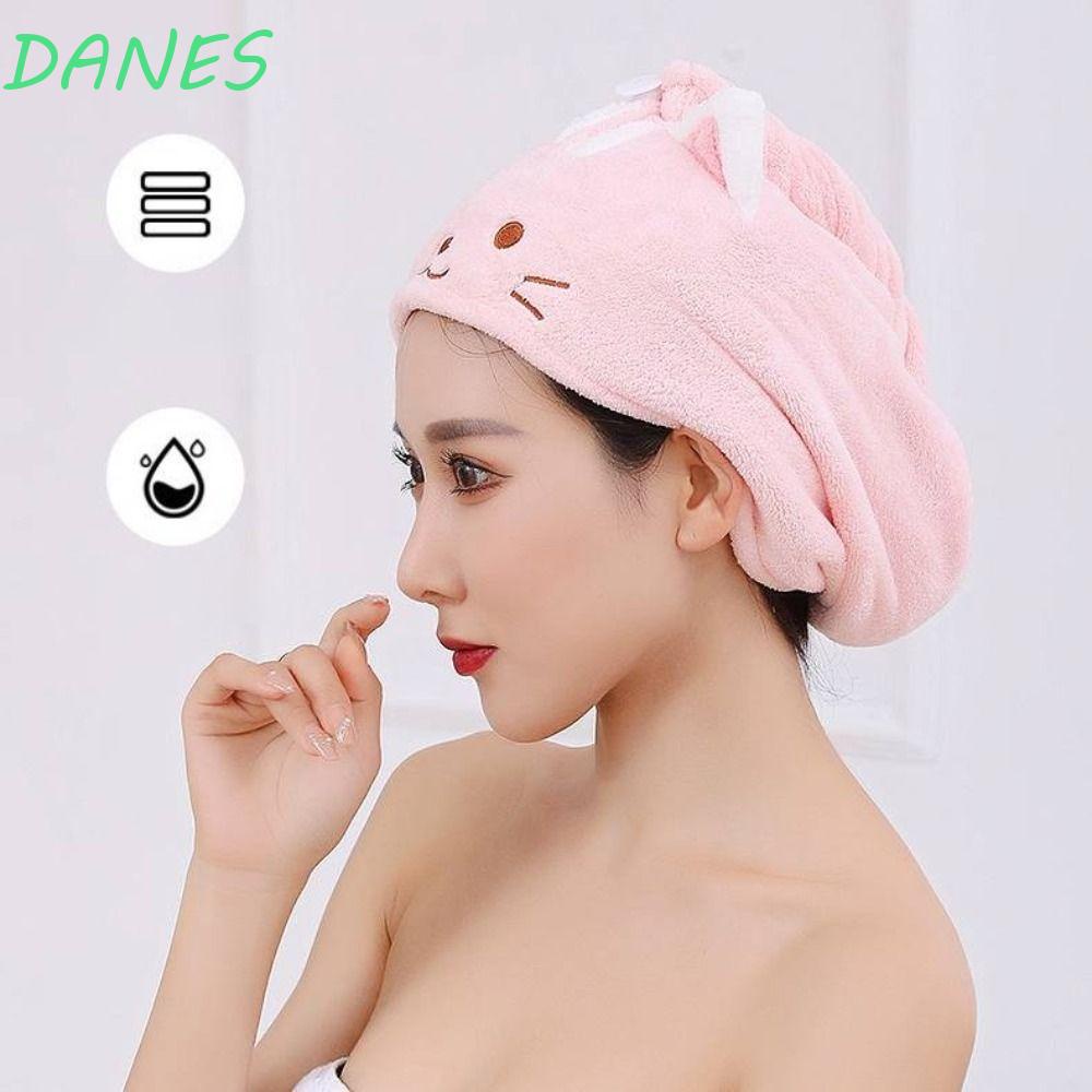 Mũ Trùm Đầu Giúp Làm Khô Tóc Nhanh Chóng Dễ Thương