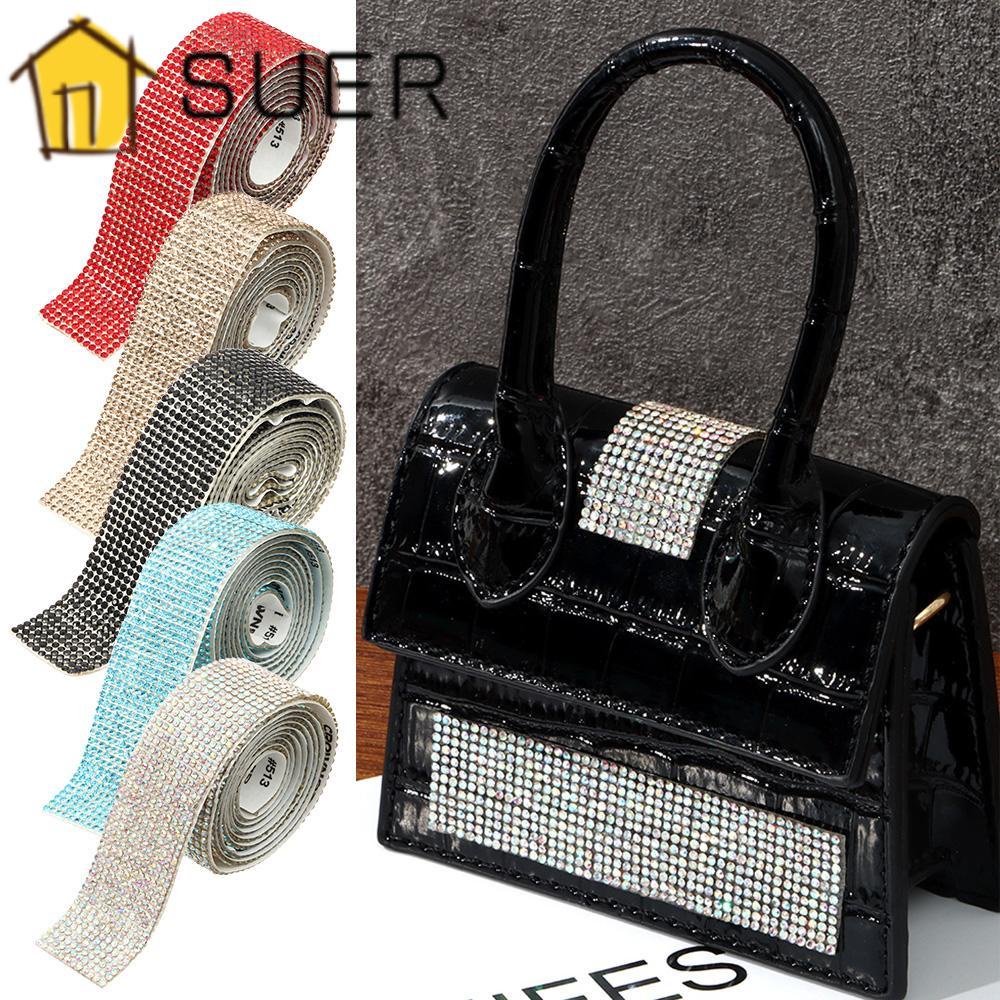 Suenin 1 Yard Tự Dính|Phụ Kiện May Vá Chuyên Dụng Chất Lượng|Miếng Dán Trang Trí Điện Thoại Lấp Lánh Xinh Xắn