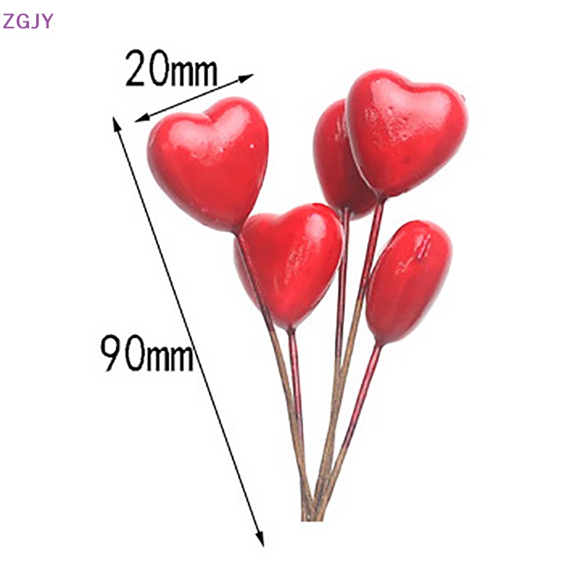 Set 5 Bong Bóng Trái Tim Nhiều Màu Sắc Trang Trí Nhà Búp Bê Tỉ Lệ 1: 12 Mới