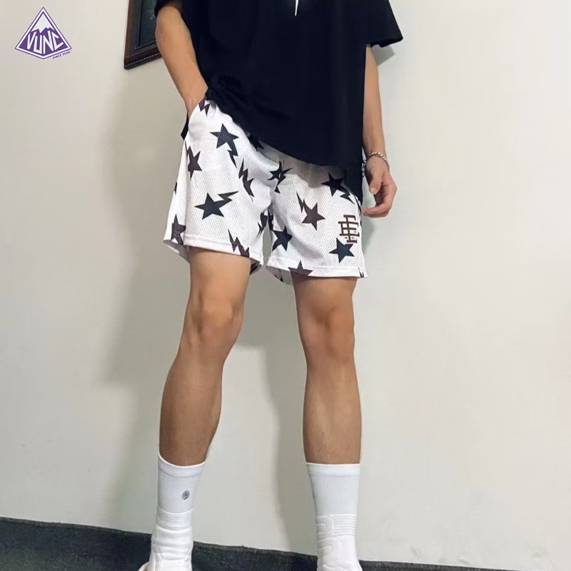 Quần Short Thể Thao Dáng Rộng Thoáng Khí Nhanh Khô In Họa Tiết Thời Trang Mùa Hè Cho Nam