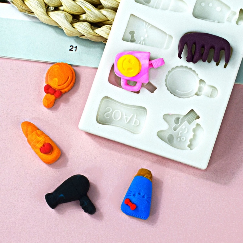 Khuôn Silicone Tạo Hình Làm Bánh Kẹo Hình Chiếc Gương