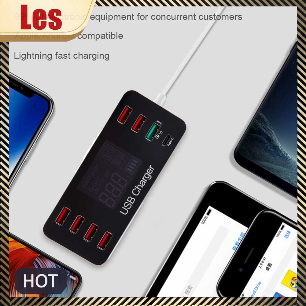 Bộ SạC ĐiệN ThoạI 40W NhiềU CổNg USB TiệN DụNg