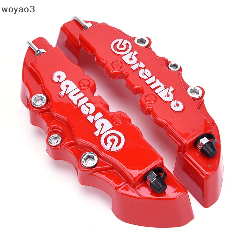 Set 2 Ốp Kẹp Phanh Trước / Sau Bằng ABS Chuyên Dụng Cho Xe Hơi woyao3