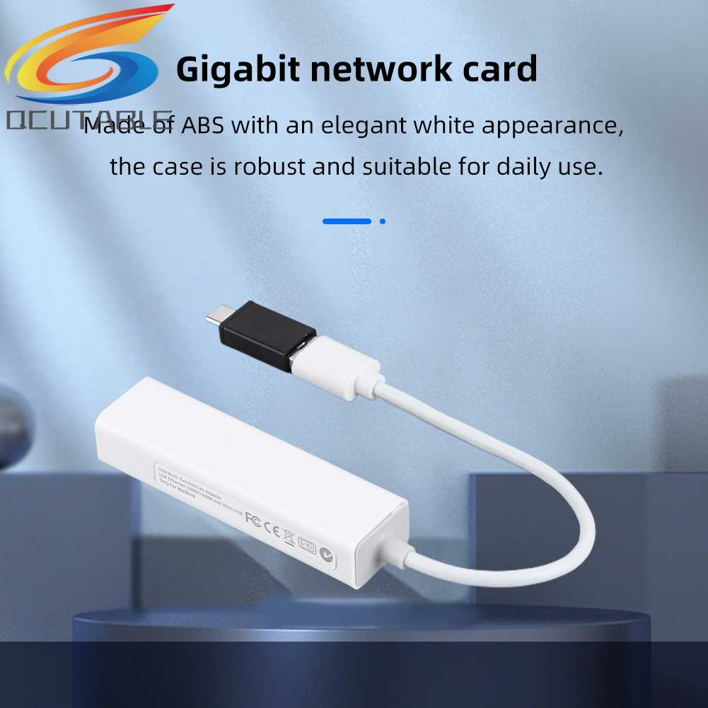 Bộ Chuyển Đổi Với Phích Cắm Mạng 1000MBPs Cho Máy Tính iOS Mac Android