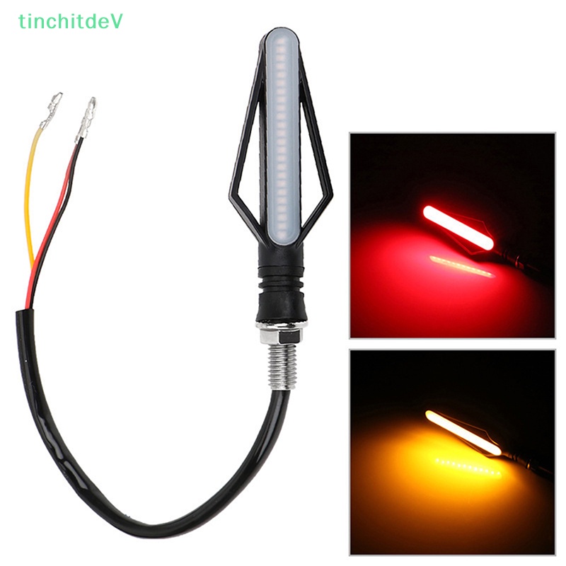 Đèn LED Tín Hiệu DRL Ánh Sáng Trắng / Vàng / Đỏ Dành Cho Xe Mô Tô