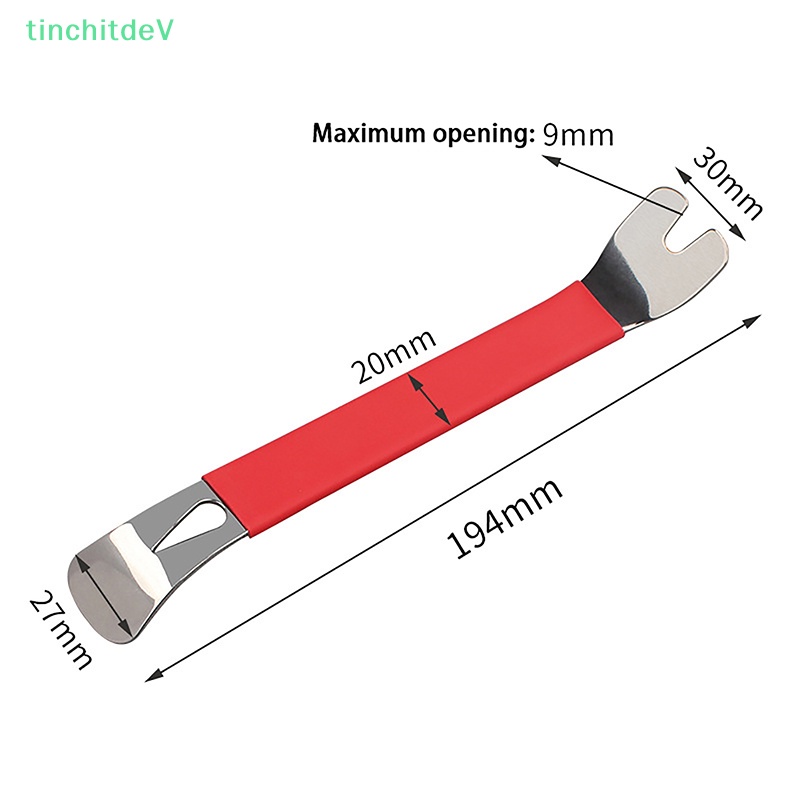 1 Dụng Cụ Tháo Gỡ Viền Xe Hơi Hai Đầu Bằng Thép Không Gỉ Bền Bỉ