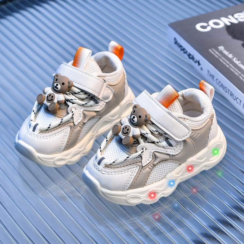 Giày Thể Thao Có Đèn Họa Tiết Hoạt Hình Thời Trang Xuân Hè 2023 Cho Bé