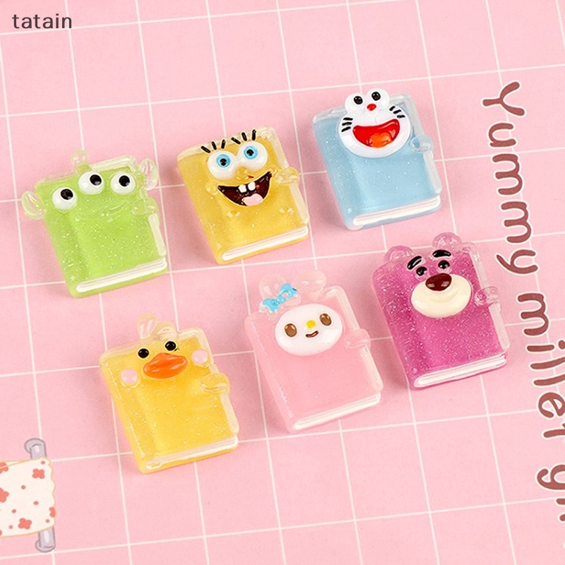 Set 5 Móc Khóa Nhựa Trong Suốt Hình Nhân Vật Hoạt Hình Ngộ Nghĩnh