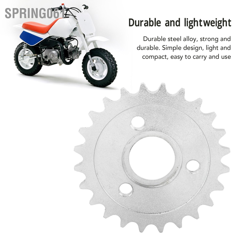 Spring061 420 Dây Xích 24T Con Quay Sau Khỉ Xe Đạp Thép Hợp Kim 30 Mm Phía Ổ Cho Z50A Z50 z50R Z50J