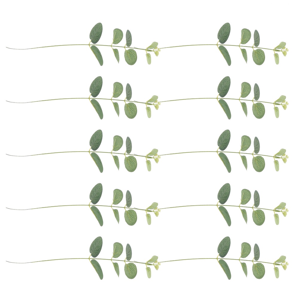 Set 10 Cành Lá Bạch Đàn Giả Trang Trí Đa Dụng Chất Lượng Cao