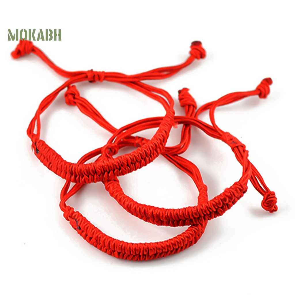 Vòng Tay Bện Dây Đỏ Phong Cách Trung Hoa Có Thể Điều Chỉnh Kích Thước Cho Nam Và Nữ