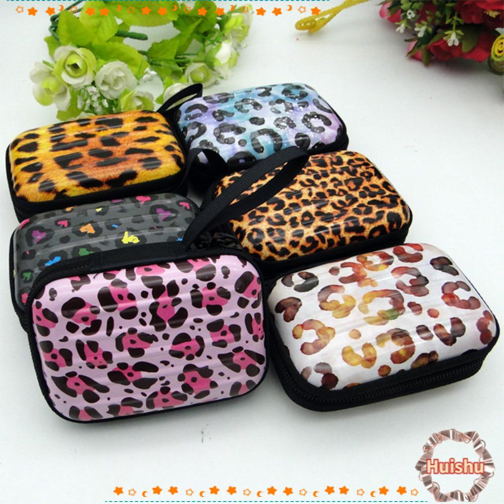 Túi Đựng Dây Cáp Dữ Liệu Họa Tiết Da Báo Tiện Dụng Cho Gia Đình