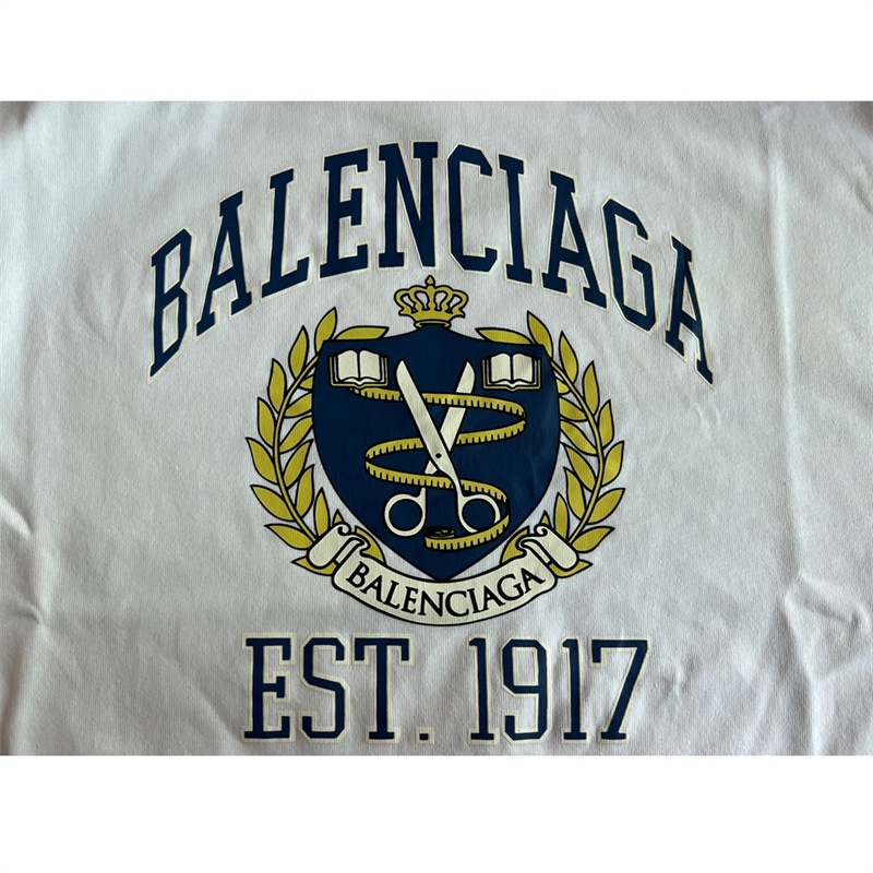 B Áo Thun Tay Ngắn Dáng Rộng In Hình Kéo Xé Thời Trang Thường Ngày Chất Lượng Cao