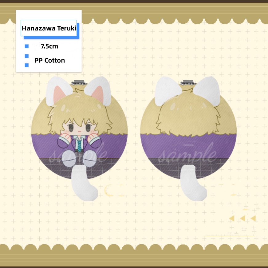 Móc Khóa Hình Búp Bê Nhồi Bông YYDS Mob Psycho 100