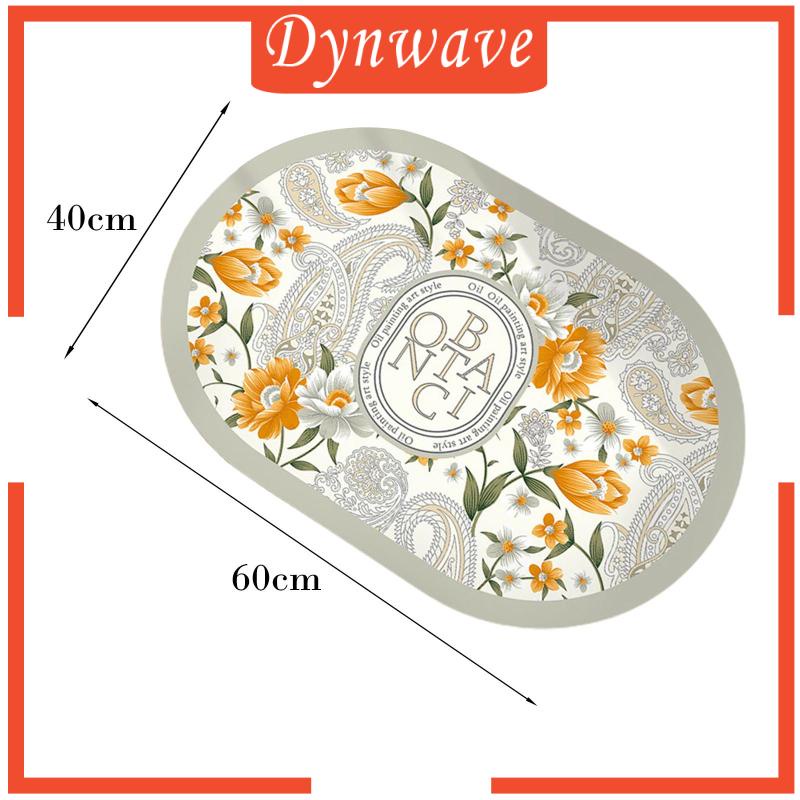 Thảm Lót Sàn Nhà Tắm Chống Trượt Hình Oval Thấm Hút Nước