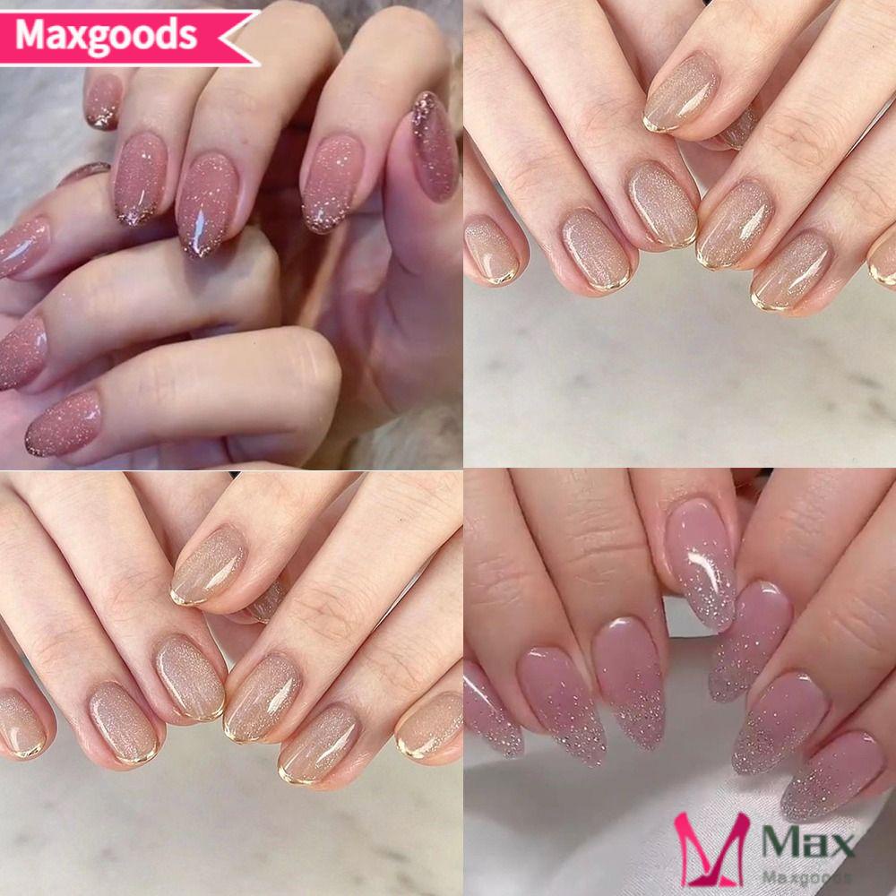 Bộ 24 Móng Tay Giả Dạng Nhấn DIY