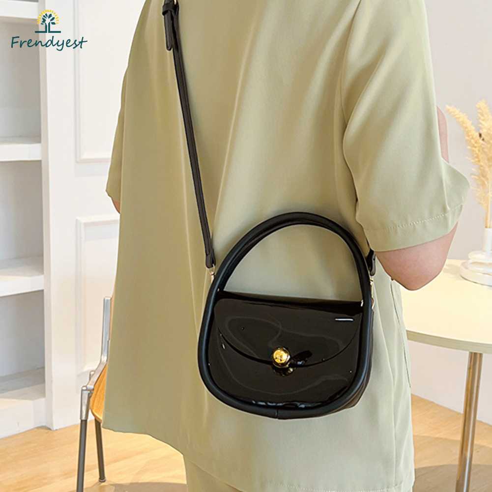 Túi Đeo Vai Bằng PVC Trong Suốt Thoáng Khí Thời Trang Cho Nữ