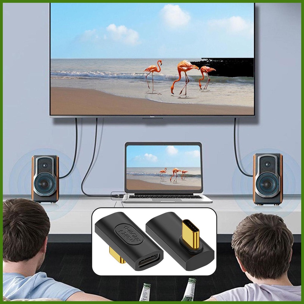 Usb C Góc Phải 240W 40Gbps USB 4.0 8K HD Đầu Ra rdavn