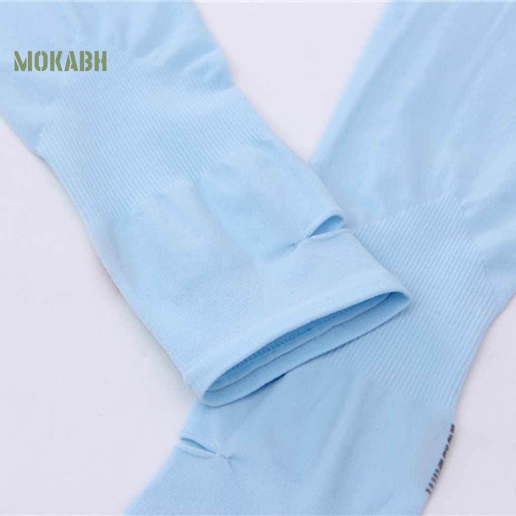 1 Cặp Vỏ Bọc Tay Dài Bằng Sợi Acrylic Độ Co Giãn Cao Chống Nắng Cho Mùa Hè