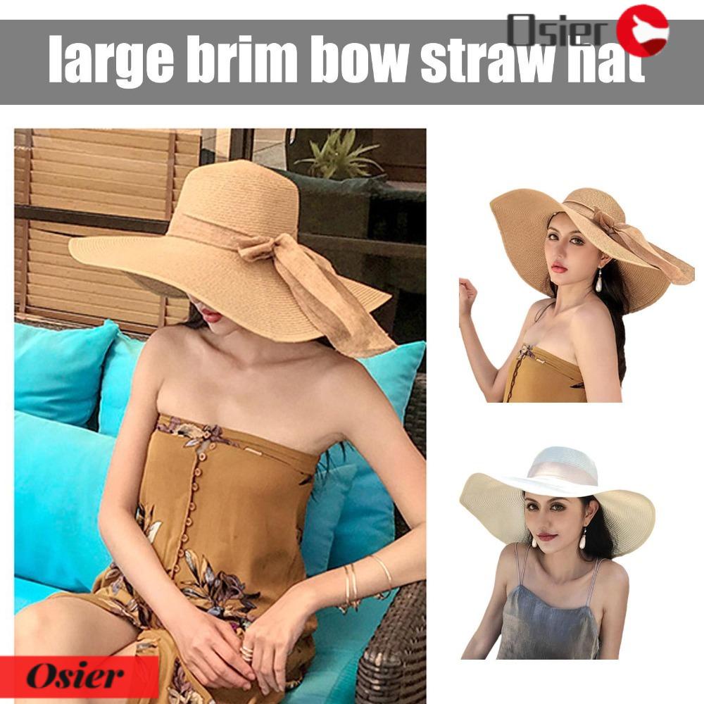 Osier1 Mũ Rơm Đi Biển Mùa Hè Đẹp Có Thể Gập Lại