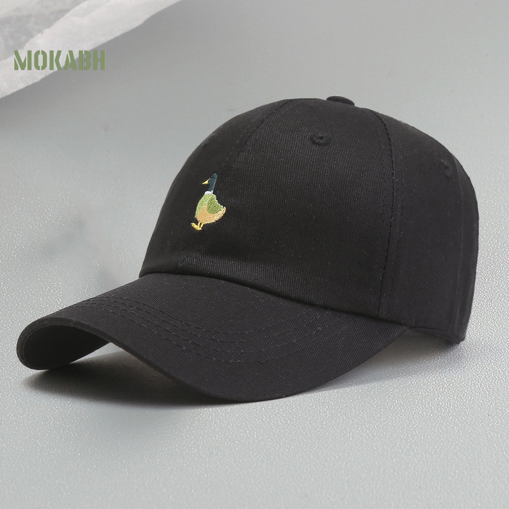 Mũ Lưỡi Trai Thêu Hình Vịt Chống Nắng Có Thể Điều Chỉnh Dành Cho Nam Nữ