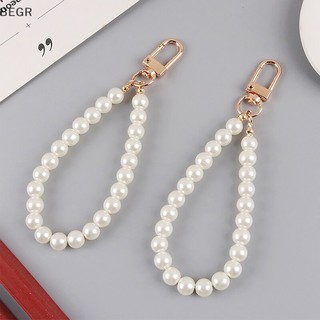 Móc khóa đính hạt ngọc trai xinh xắn