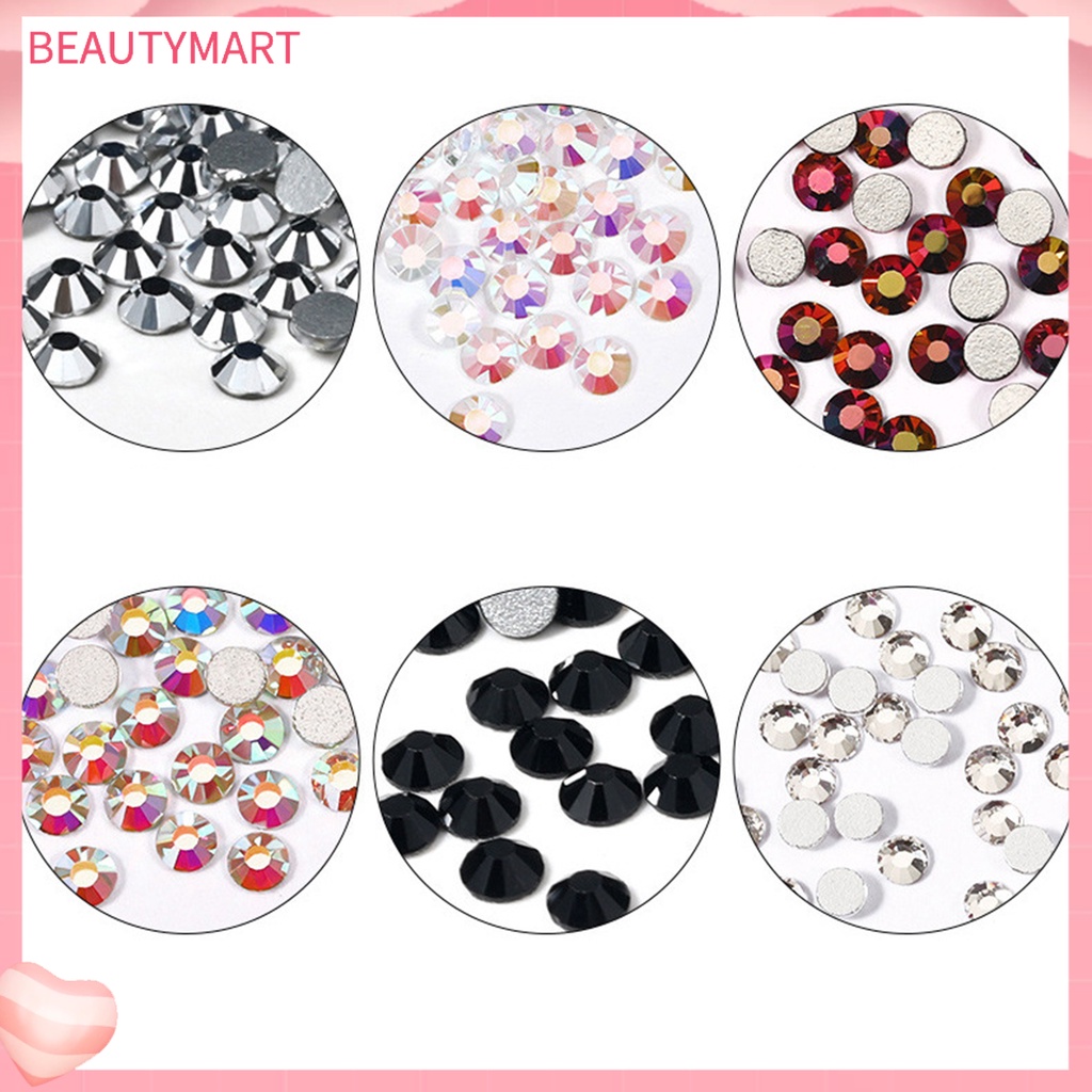 1 Túi Phụ Kiện Trang Trí Móng Tay Hiệu Ứng Kính Lấp Lánh Dễ Sử Dụng